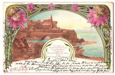 Kork-AK Idyllischer Ort