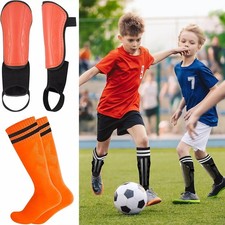 2x Schienbeinschoner Kinder Fussball Atmungsaktiv rutschfest Schienbeinschoner
