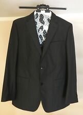 JOOP! / Luxus Jackett Sakko Mel Baker Gr.52 Schurwolle dunkelgrau 349€ Top