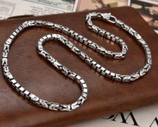 L25 Halskette Venezianerkette Königskette Vajra buddhistisch Sterling Silber 925