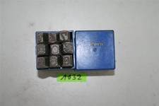 Schlagzahlen 10 mm 0-9 Einschlagbuchstaben Schlagstempel Punktierte Radiengravur