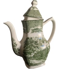 Kaffeekanne aus der "English Country Inns" Serie von W.H. Grindley & Co. Ltd