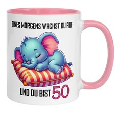 Tasse 50. Geburtstag | Elefant