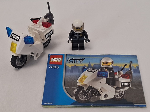 Lego city 7235 polizeimotorrad - city,