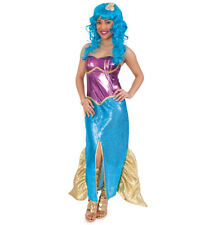 Meerjungfrau Mermaid Nixe Kostüm Kleid Fasching Karneval Party Cosplay  36 -42