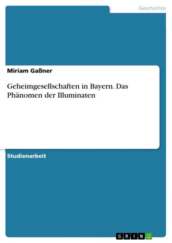 Geheimgesellschaften - , in