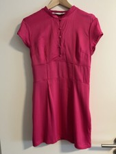 NEU Minikleid Zara Gr L Pink Satin Partykleid Abendkleid