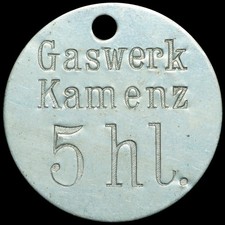 WERTMARKE: "5 hl.", Menzel