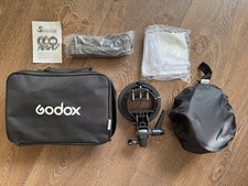 Godox 60*60cm Softbox + S2 S-Typ Flash Bracket Bowens Mount inkl. Grid+Bag