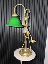 Bankers Lamp Messing & Grün