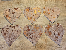 6 Untersetzer aus echtem