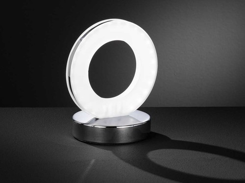 Kleine led tischlampe - tischlampe, rund