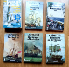 bücher konvolut vonC.S. Forester Hornblower 6 St. siehe Fotos