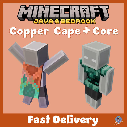 Minecraft copper cape - -,