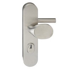 Schutzgarnitur Edelstahl PZ 72 mm Haustür Sicherheit Griff -Knopf Schutzbeschlag
