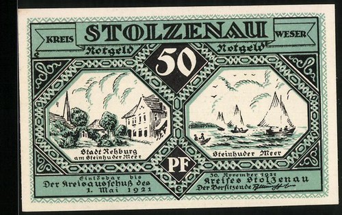 Notgeld stolzenau weser 1921 - stolzenau,