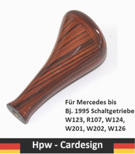 ZEBRANO HOLZ WOOD Schalthebel Schaltknauf Mercedes W124 W201 W126 manuell