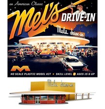 Mel's Drive In 1:87 H0 Model Kit Bausatz Moebius 935 Mels Mel`s American Diner
