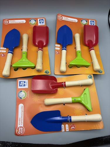 12x 3tlg gartengeräte set - 12x, gartengeräte-set