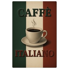 Metallschild Cafe Italiano