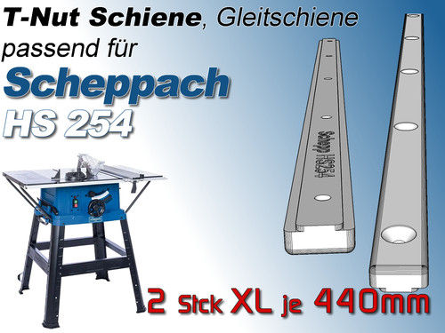 440mm nut schiene - t-nut,