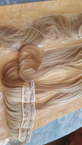 Haar extensions clip blond - clip,
