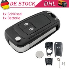 2-Tasten Klappschlüssel Gehäuse Für Opel Astra J Corsa E Zafira C Insignia Adam