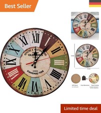 Große Stille Uhr aus Holz –