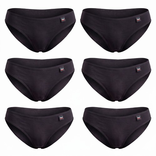 6er pack damen rio slips - pack,
