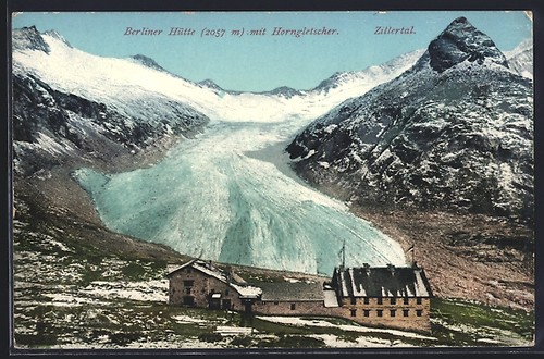 Ansichtskarte berliner hütte - berliner,