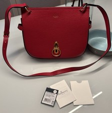 Mulberry Amberley Scarlett Rot Neu