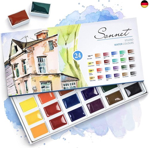 Aquarellfarben set 24 - aquarellfarben,