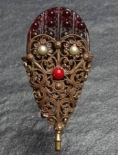 Hutnadel antik lang Art Deco