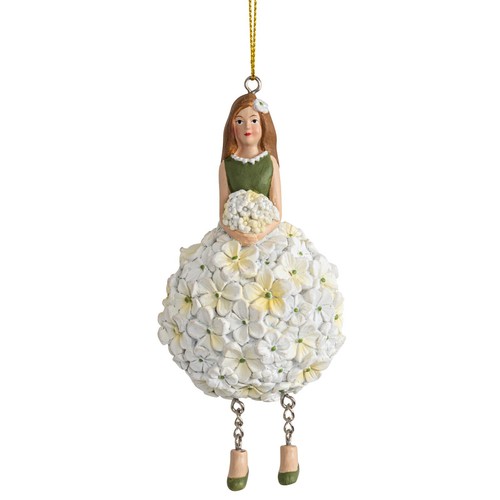 Blumenmädchen fee deko figur - blumenmädchen,