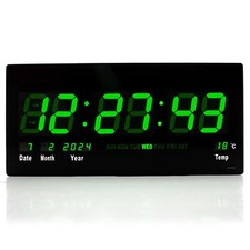 Wanduhr Digital Groß LED Wand