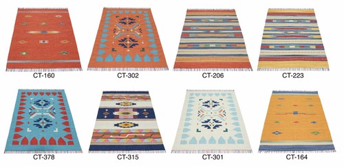 Kelim teppich 100 - 100%, baumwolle