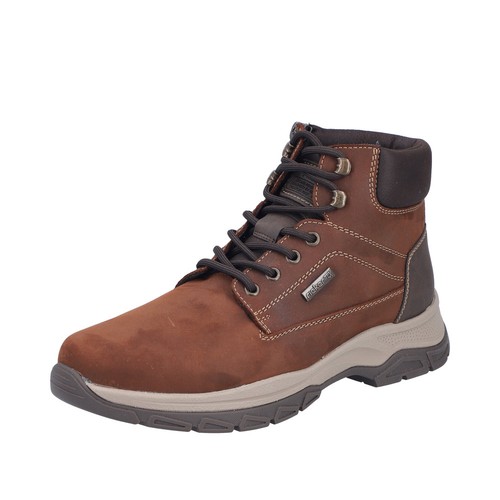 Rieker schnürstiefel braun - -,