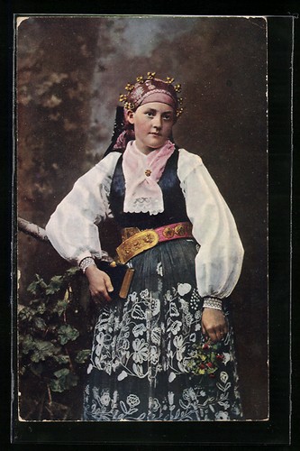 Sächsische frau tracht - frau,