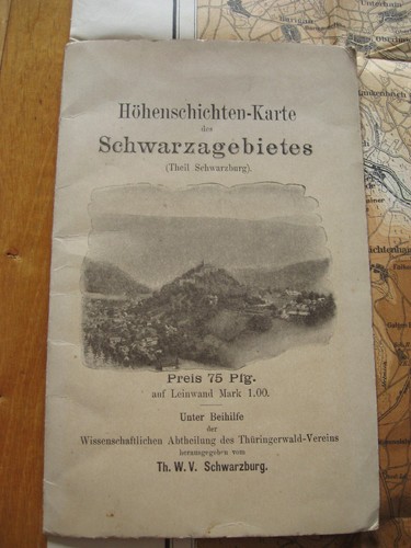 Alte höhenschichten karte des - alte,