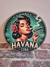 Havana Cuba Cigar Alu Schild