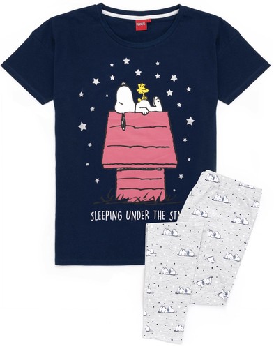 Peanuts kurzarm pyjama set mit - set,