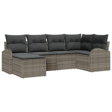 6-tlg.Garten Sofa Set Poly