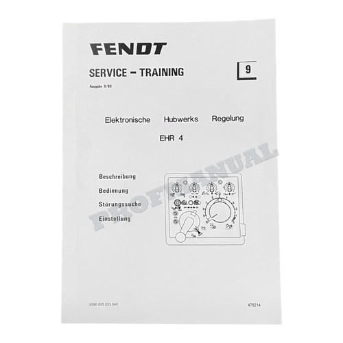 Fendt elektro hydraulische - fendt, elektro-hydraulische