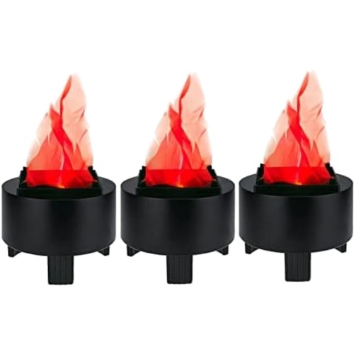 Led flammenlicht 3er - led,
