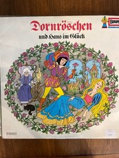 Kinder LP Märchen Vinyl - Dornröschen Hans im Glück - EUROPA Kinderserie E 279