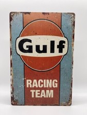 Blechschild Gulf 20x30cm