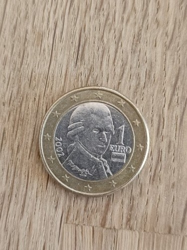 Euro münze mozart 2002 - mozart,