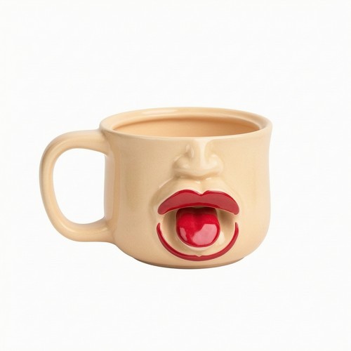 Tasse mit menschlichem - , gesicht