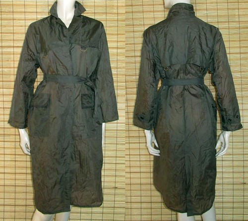 Brauner regenmantel raincoat - -,