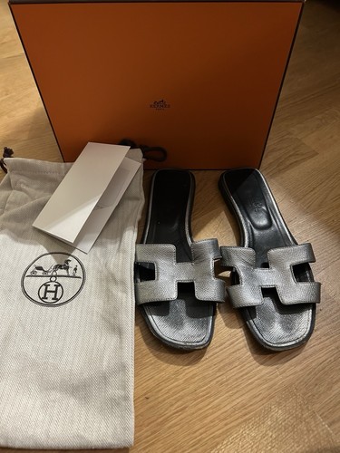Hermes oran sandalen silber - hermes,